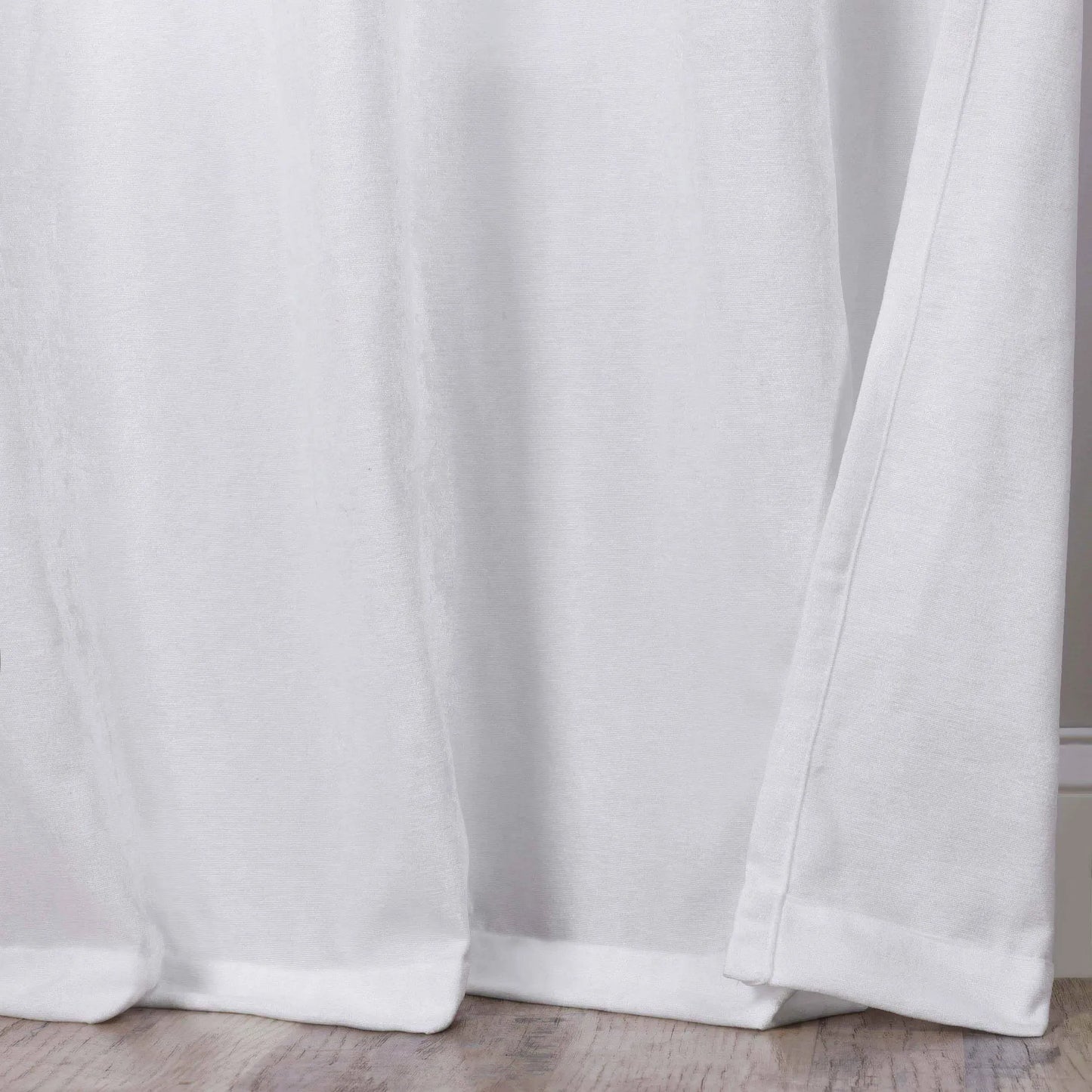 Noor Semi-Blackout Chenille Washable Grommet Curtains. Set of 2 Panels