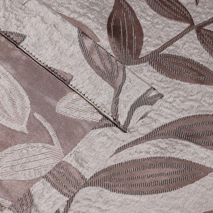 Leaves Machine Washable Room Darkening Blackout Curtains. Set of 2