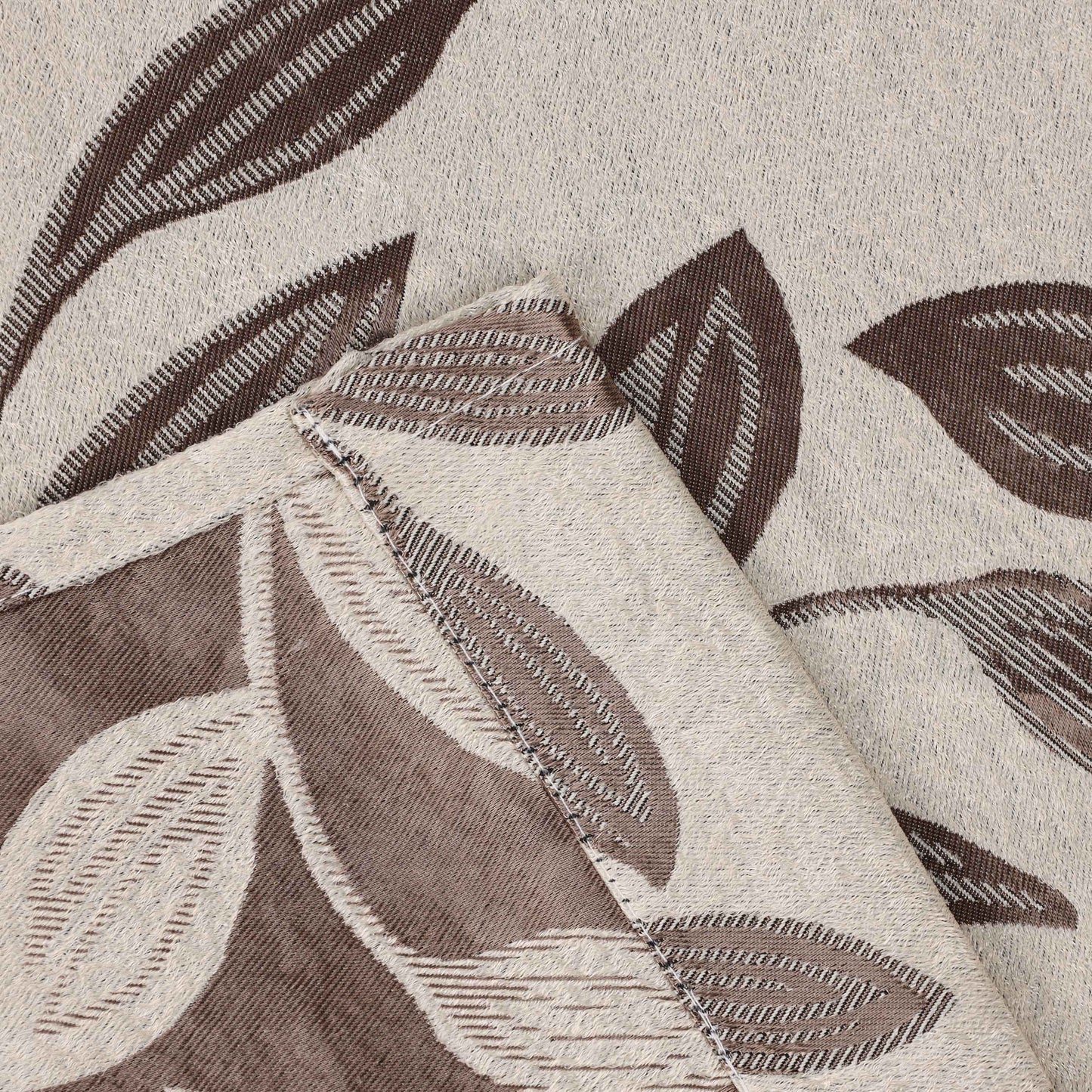 Leaves Room Darkening Washable Blackout Curtain Panels. Set of 2