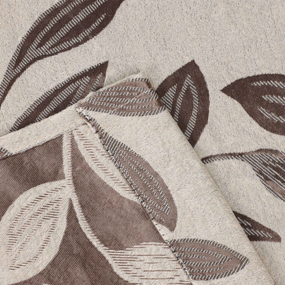 Leaves Room Darkening Washable Blackout Curtain Panels. Set of 2