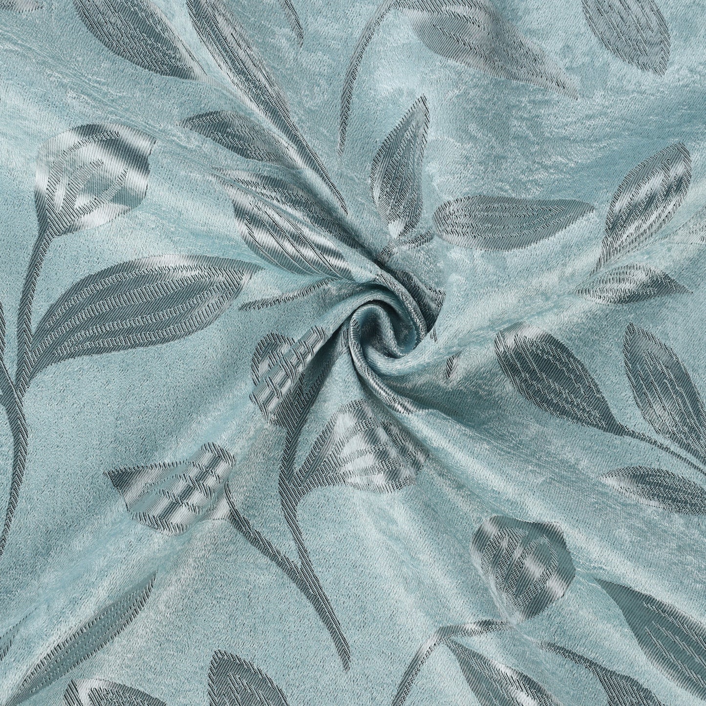 Leaves Room Darkening Washable Blackout Curtain Panels. Set of 2