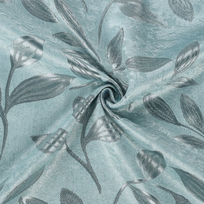 Leaves Room Darkening Washable Blackout Curtain Panels. Set of 2