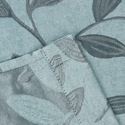 Leaves Room Darkening Washable Blackout Curtain Panels. Set of 2