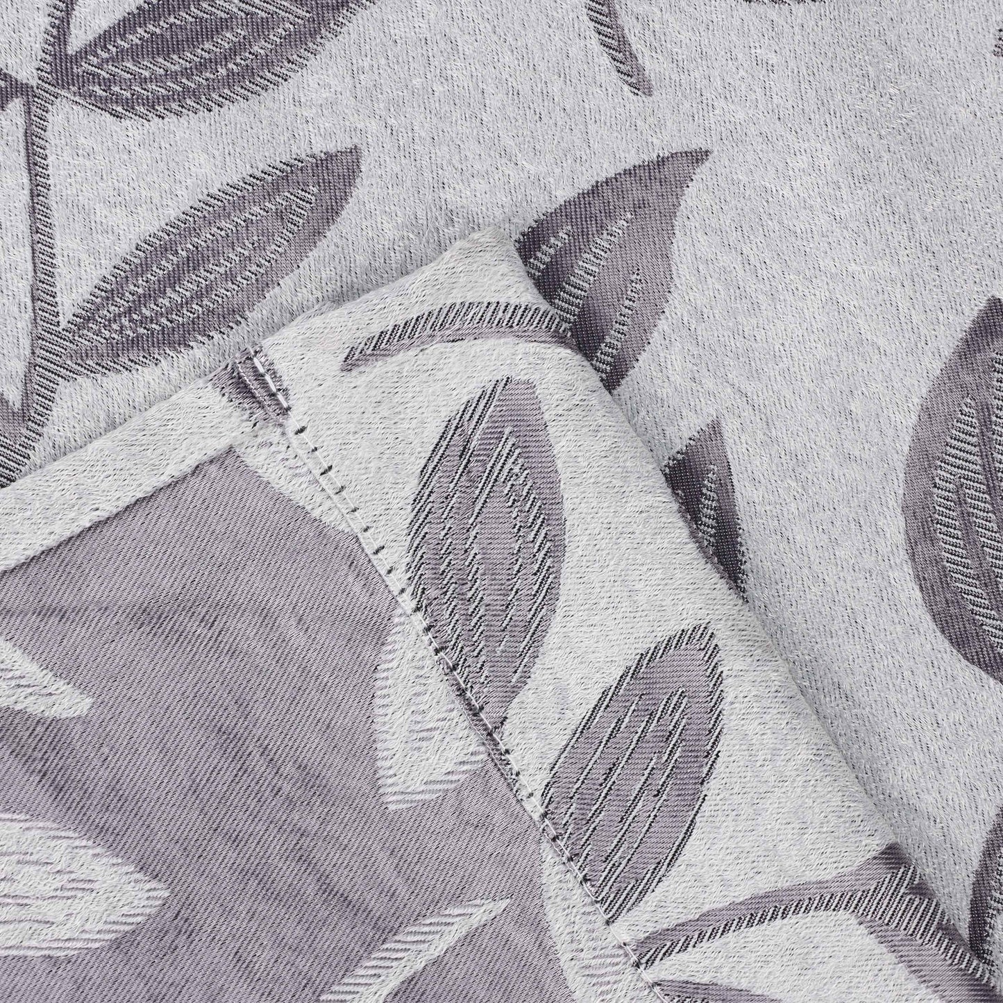 Leaves Room Darkening Washable Blackout Curtain Panels. Set of 2