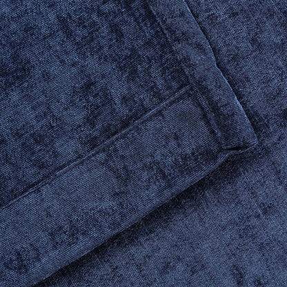 Noor Semi-Blackout Chenille Washable Grommet Curtains. Set of 2 Panels