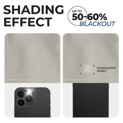 Solid Machine Washable Room Darkening Blackout Curtains. Set of 2