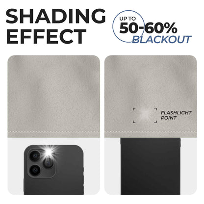 Solid Machine Washable Room Darkening Blackout Curtains. Set of 2
