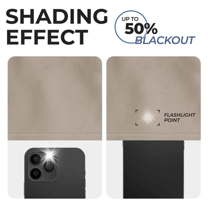 Solid Machine Washable Room Darkening Blackout Curtains. Set of 2