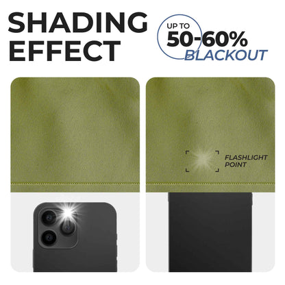 Solid Machine Washable Room Darkening Blackout Curtains. Set of 2