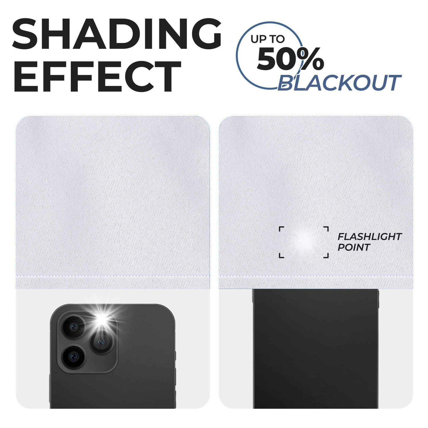 Solid Machine Washable Room Darkening Blackout Curtains. Set of 2
