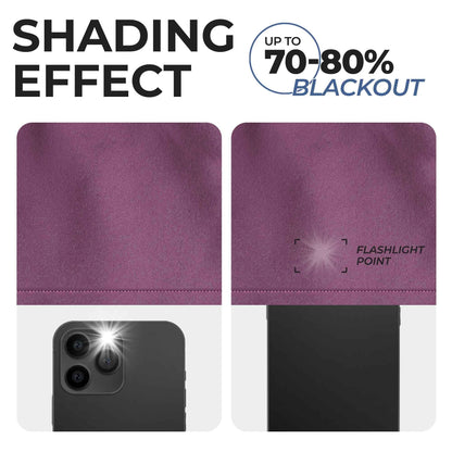 Solid Machine Washable Room Darkening Blackout Curtains. Set of 2