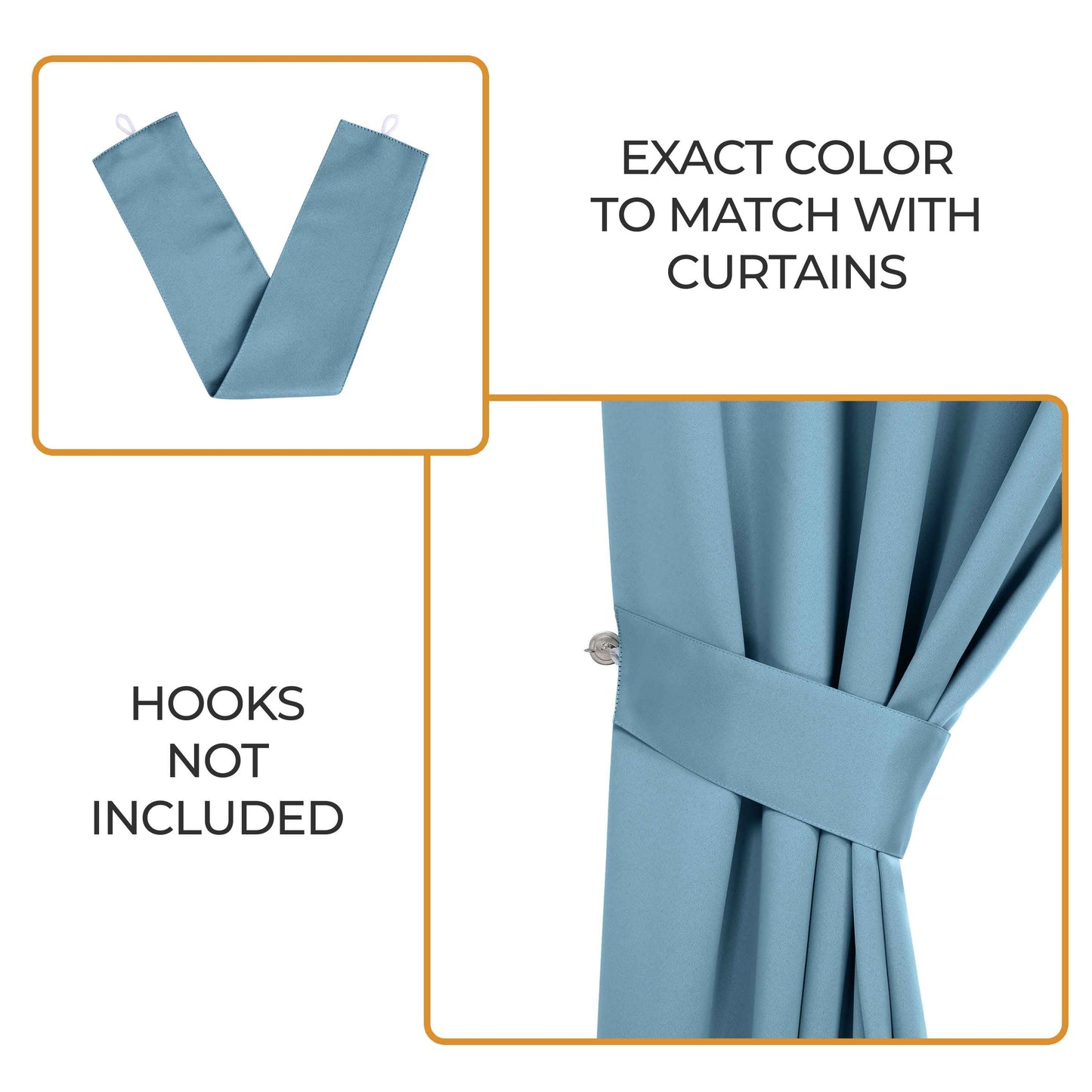 Classic Modern Solid Room Darkening Blackout Curtain Panels. Set of 2