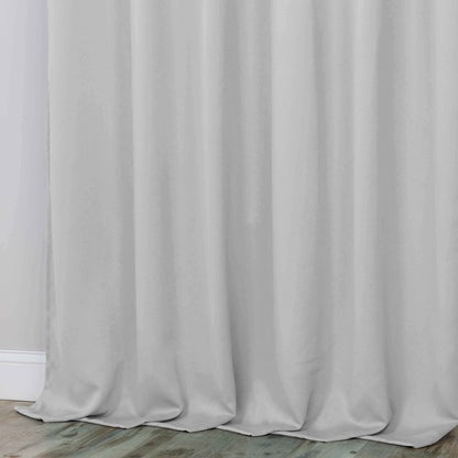 Classic Modern Solid Room Darkening Blackout Curtain Panels. Set of 2