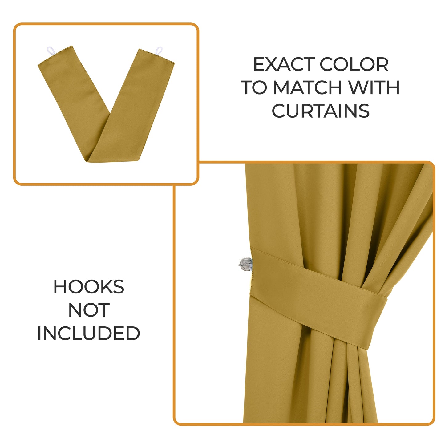 Classic Modern Solid Room Darkening Blackout Curtain Panels. Set of 2