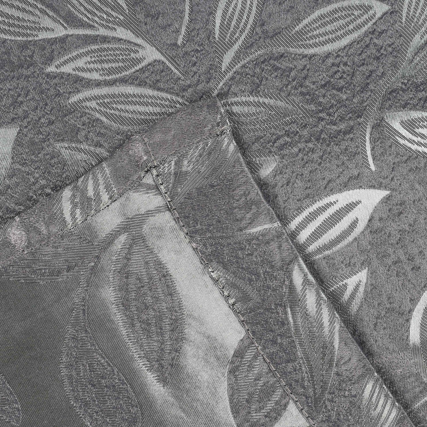 Leaves Room Darkening Washable Blackout Curtain Panels. Set of 2