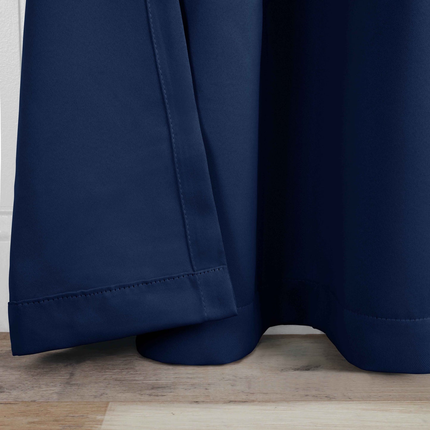 Solid Room Darkening Blackout Curtain Panels. Back Tabs. Set of 2