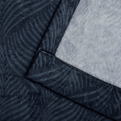 Waverly Geometric Washable Room Darkening Blackout Curtains. Set of 2