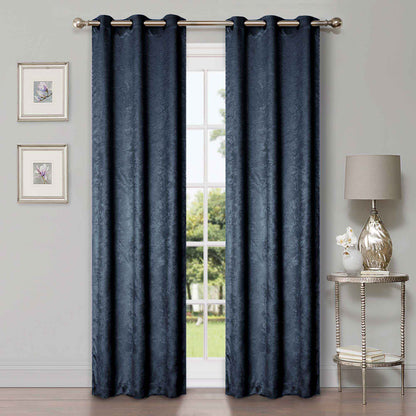 Waverly Geometric Washable Room Darkening Blackout Curtains. Set of 2