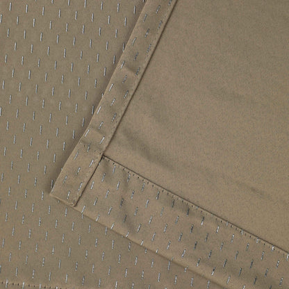 Modern Shimmer Washable Room Darkening Blackout Curtains. Set of 2