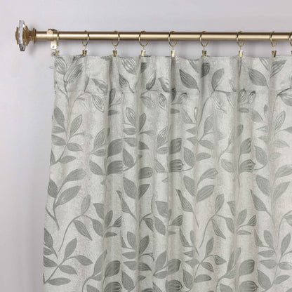 Leaves Room Darkening Back Tabs Blackout Curtain Panels. Set of 2