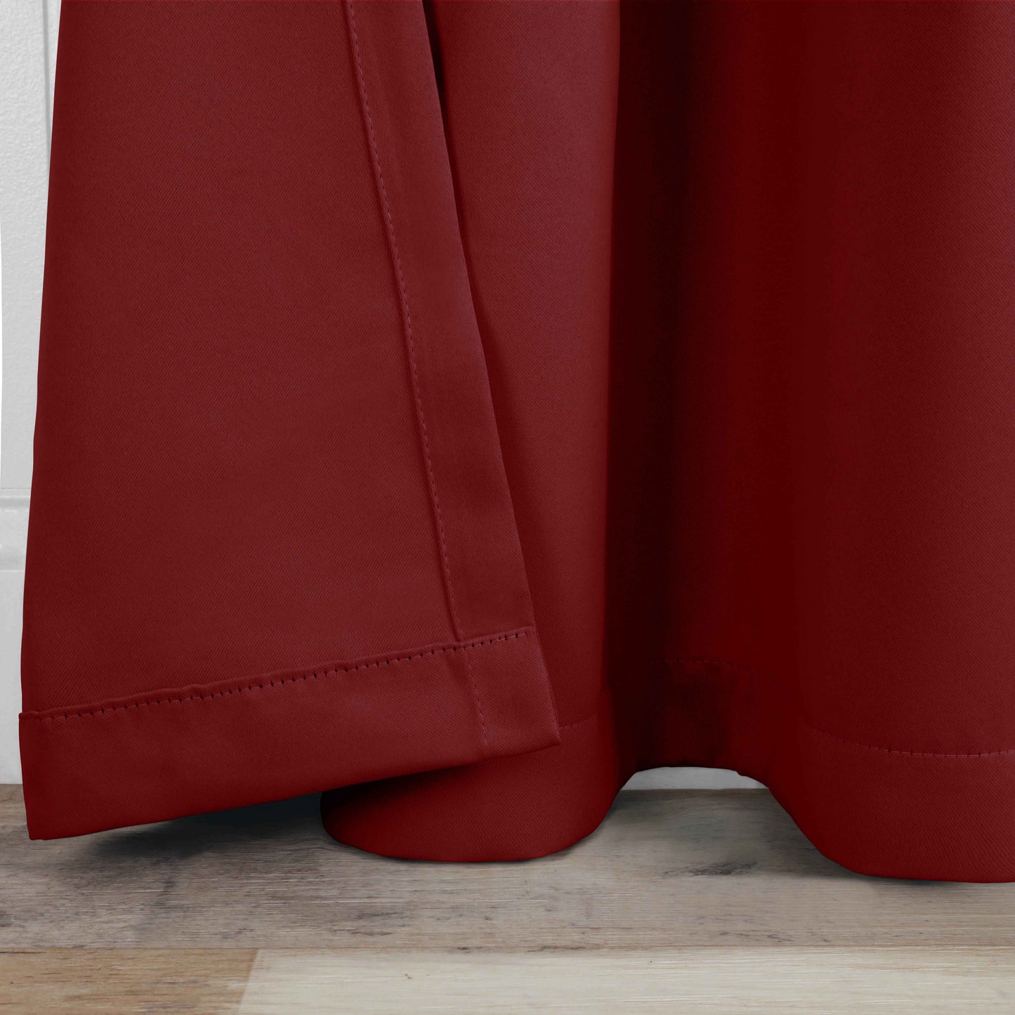 Solid Room Darkening Blackout Curtain Panels. Back Tabs. Set of 2