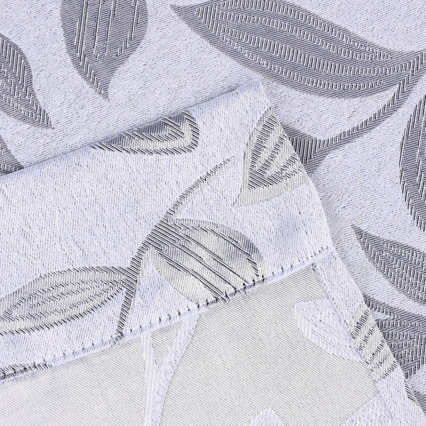 Leaves Room Darkening Washable Blackout Curtain Panels. Set of 2