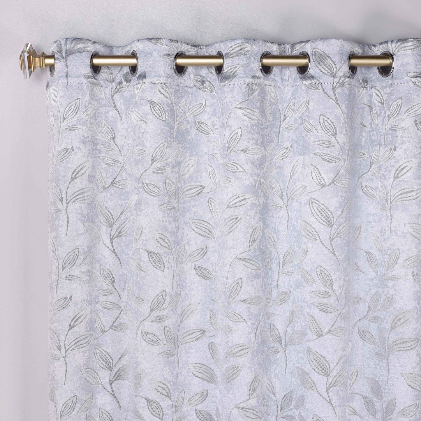 Leaves Room Darkening Grommet Blackout Curtain Panels. Set of 2