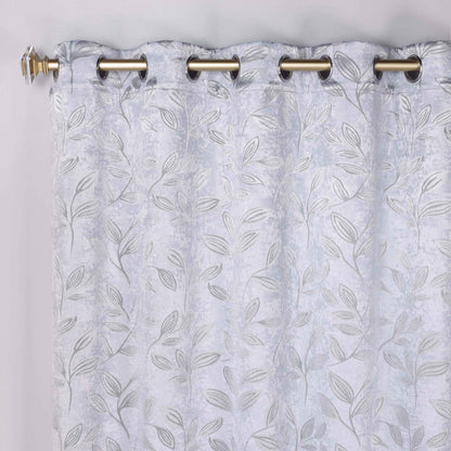 Leaves Room Darkening Grommet Blackout Curtain Panels. Set of 2