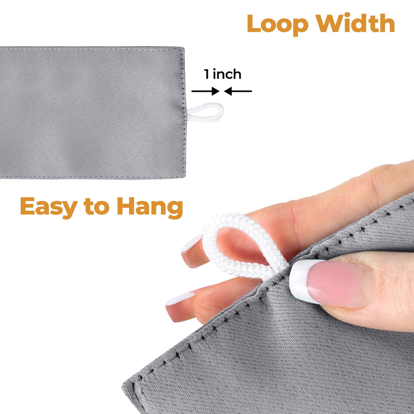 Classic Modern Solid Room Darkening Blackout Curtain Panels. Set of 2