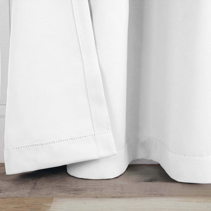 Solid Room Darkening Blackout Curtain Panels. Back Tabs. Set of 2