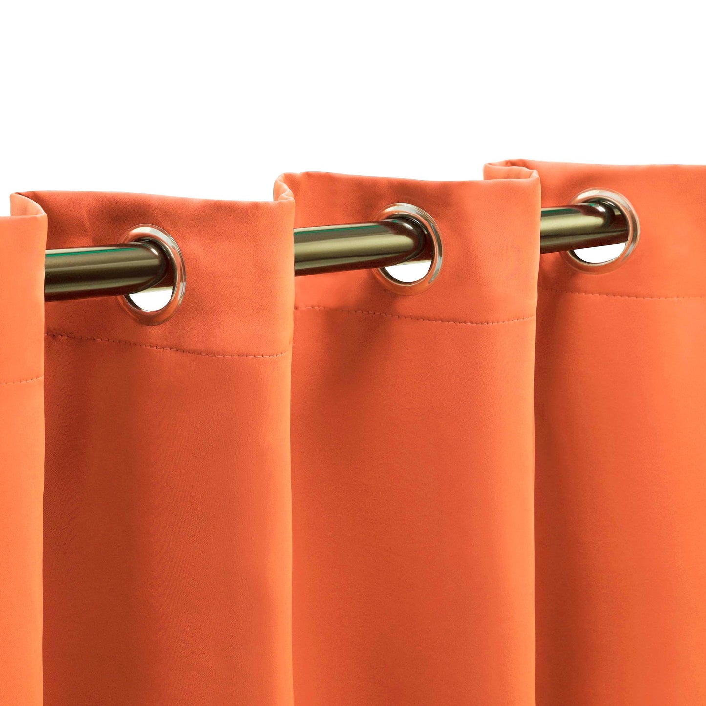 Solid Machine Washable Room Darkening Blackout Curtains. Set of 2