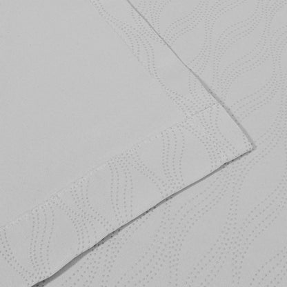 Zuri Textured Waves Room Darkening Blackout Curtains. Set of 2