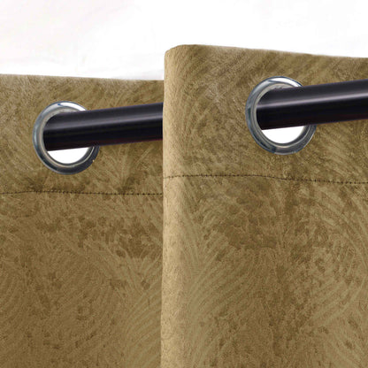 Waverly Geometric Washable Room Darkening Blackout Curtains. Set of 2