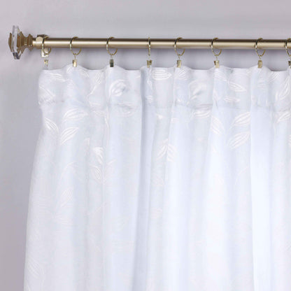 Leaves Room Darkening Back Tabs Blackout Curtain Panels. Set of 2