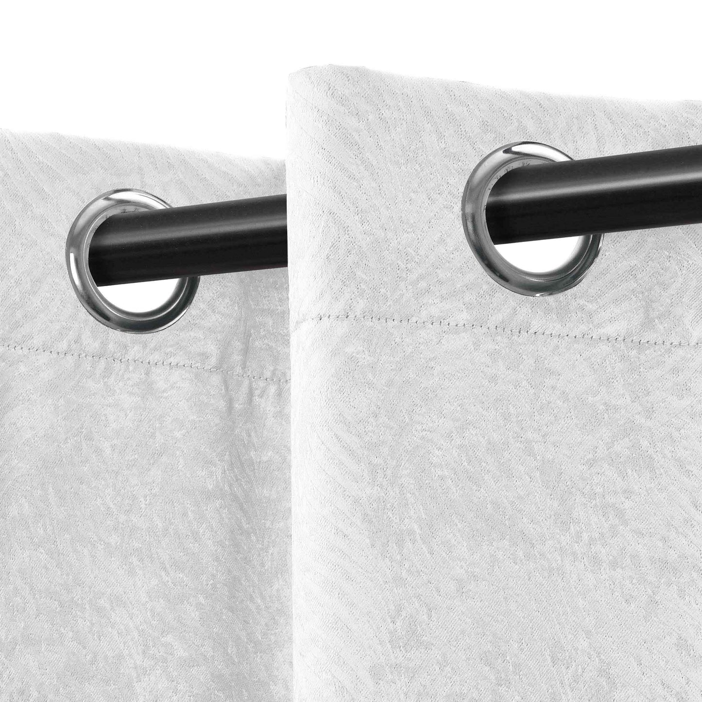 Waverly Geometric Washable Room Darkening Blackout Curtains. Set of 2