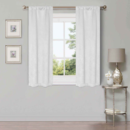Waverly Geometric Washable Room Darkening Blackout Curtains. Set of 2