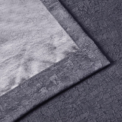 Blackout Senna Solid Textured Grommet Curtain Panels. Set of 2