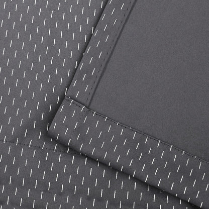 Modern Shimmer Washable Room Darkening Blackout Curtains. Set of 2