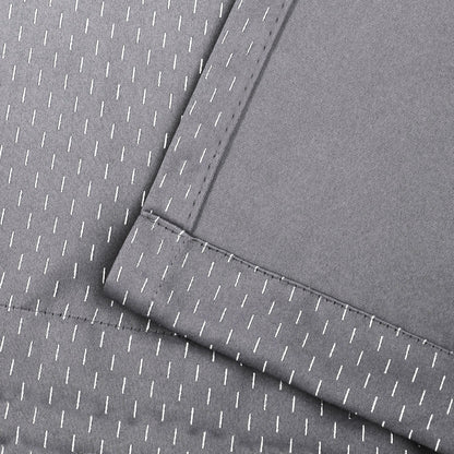 Modern Shimmer Washable Room Darkening Blackout Curtains. Set of 2