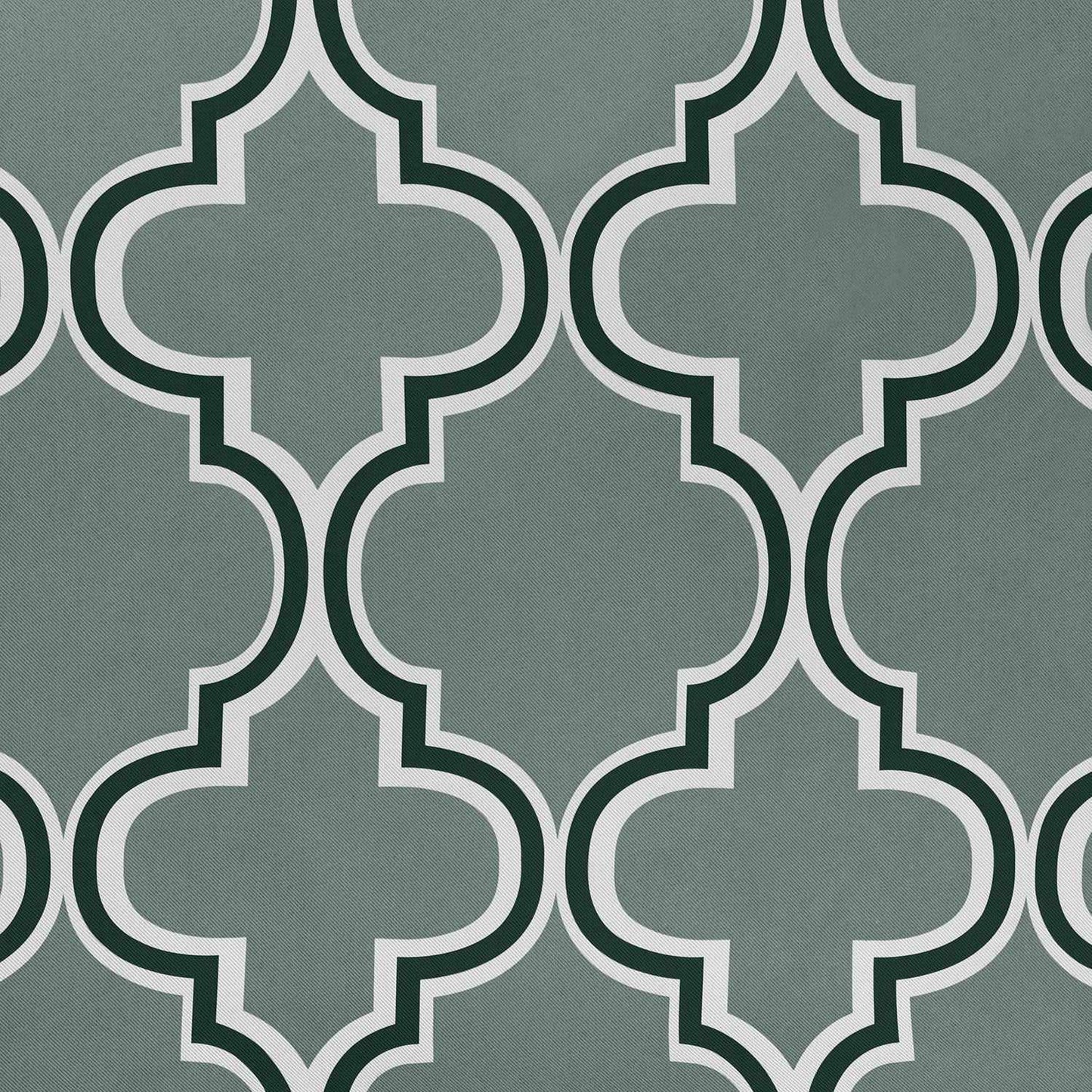 Bohemian Trellis Printed Eclectic Blackout Grommet Curtain Panel Set
