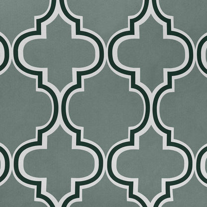 Bohemian Trellis Printed Eclectic Blackout Grommet Curtain Panel Set