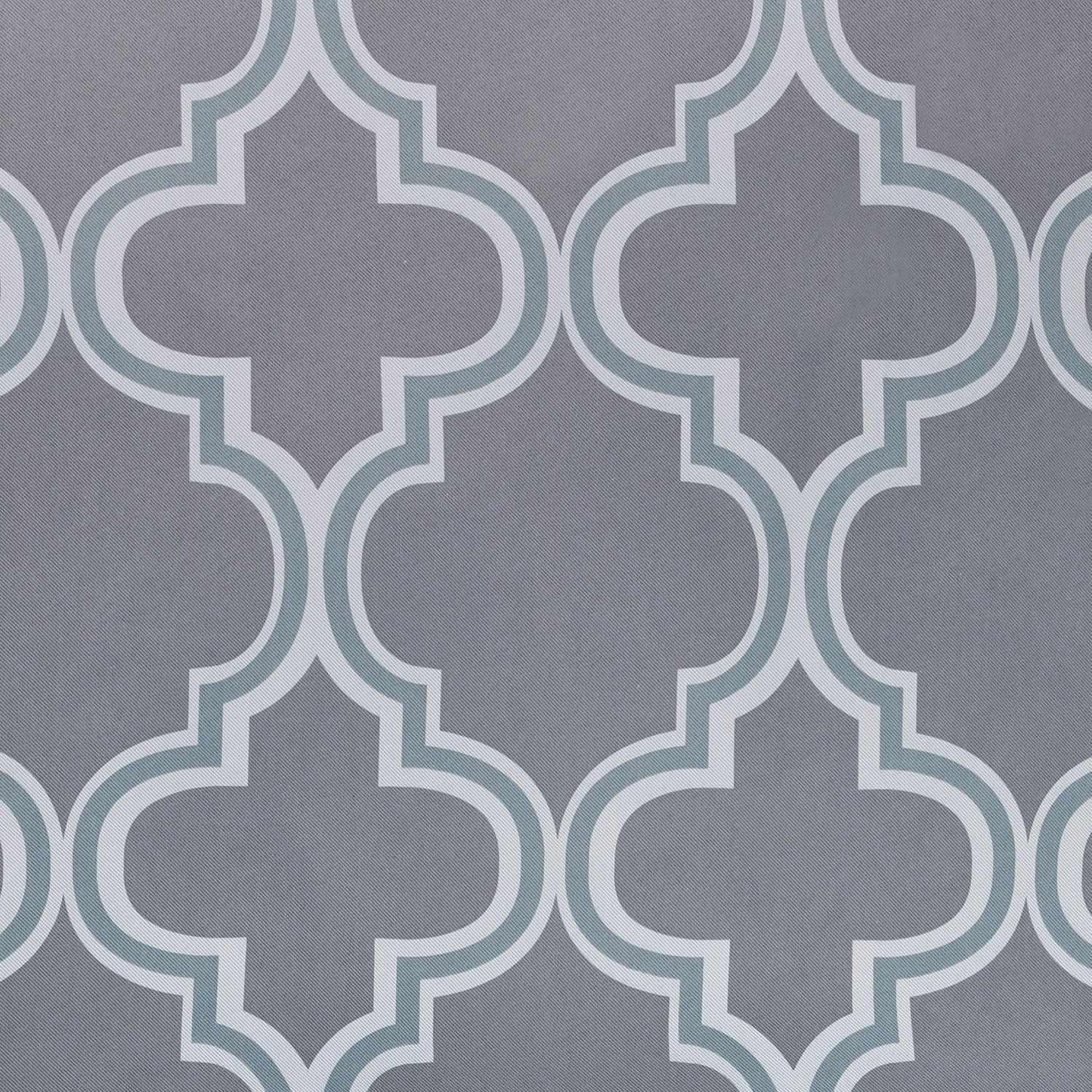 Bohemian Trellis Printed Eclectic Blackout Grommet Curtain Panel Set