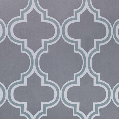 Bohemian Trellis Printed Eclectic Blackout Grommet Curtain Panel Set