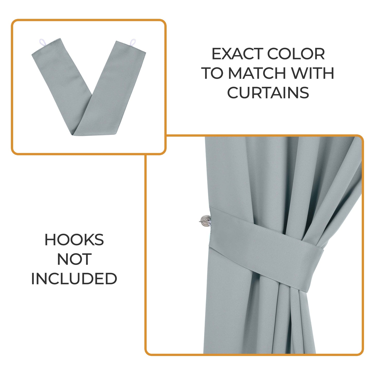 Classic Modern Solid Room Darkening Blackout Curtain Panels. Set of 2