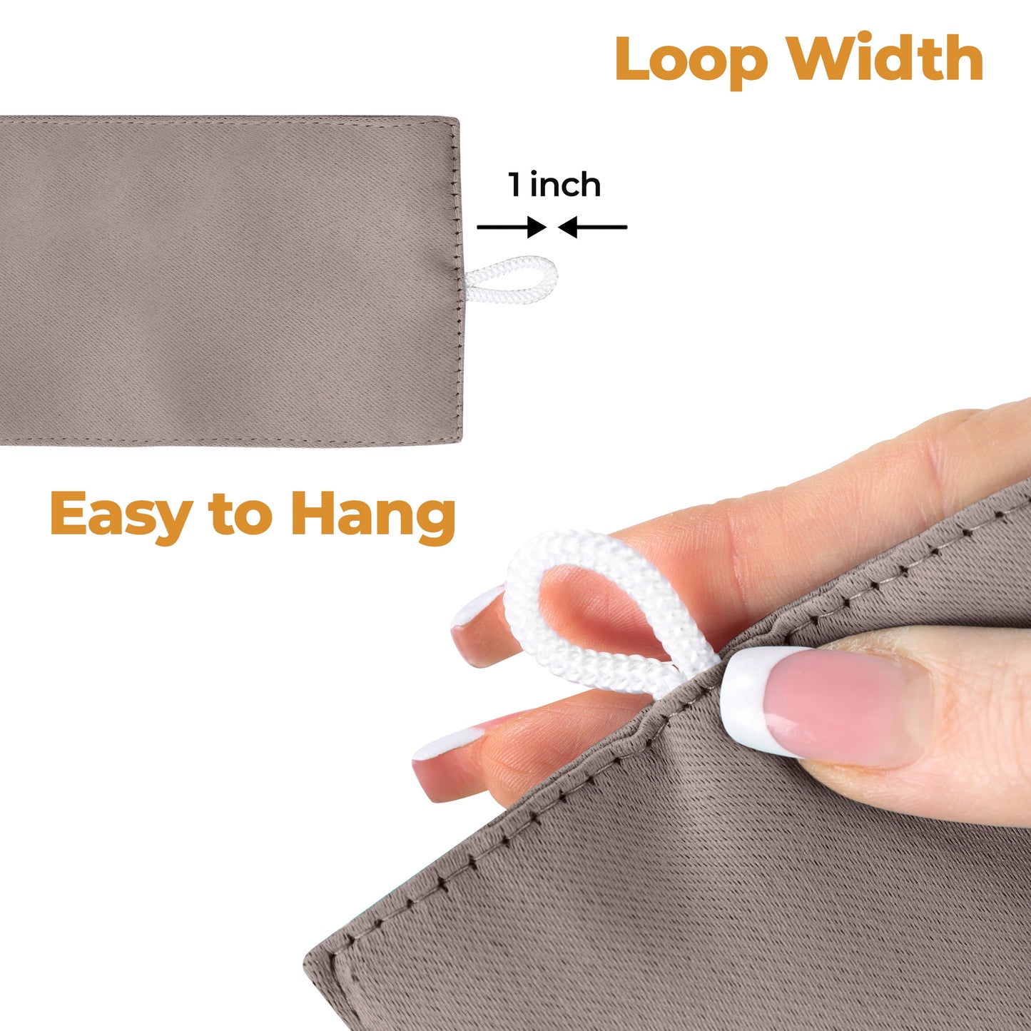 Classic Modern Solid Room Darkening Blackout Curtain Panels. Set of 2