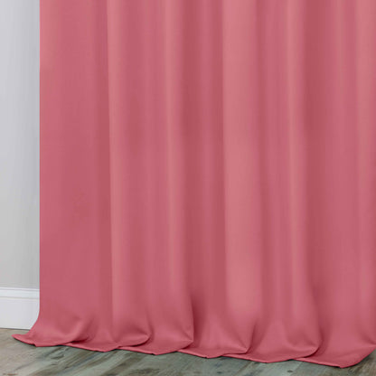 Classic Modern Solid Room Darkening Blackout Curtain Panels. Set of 2
