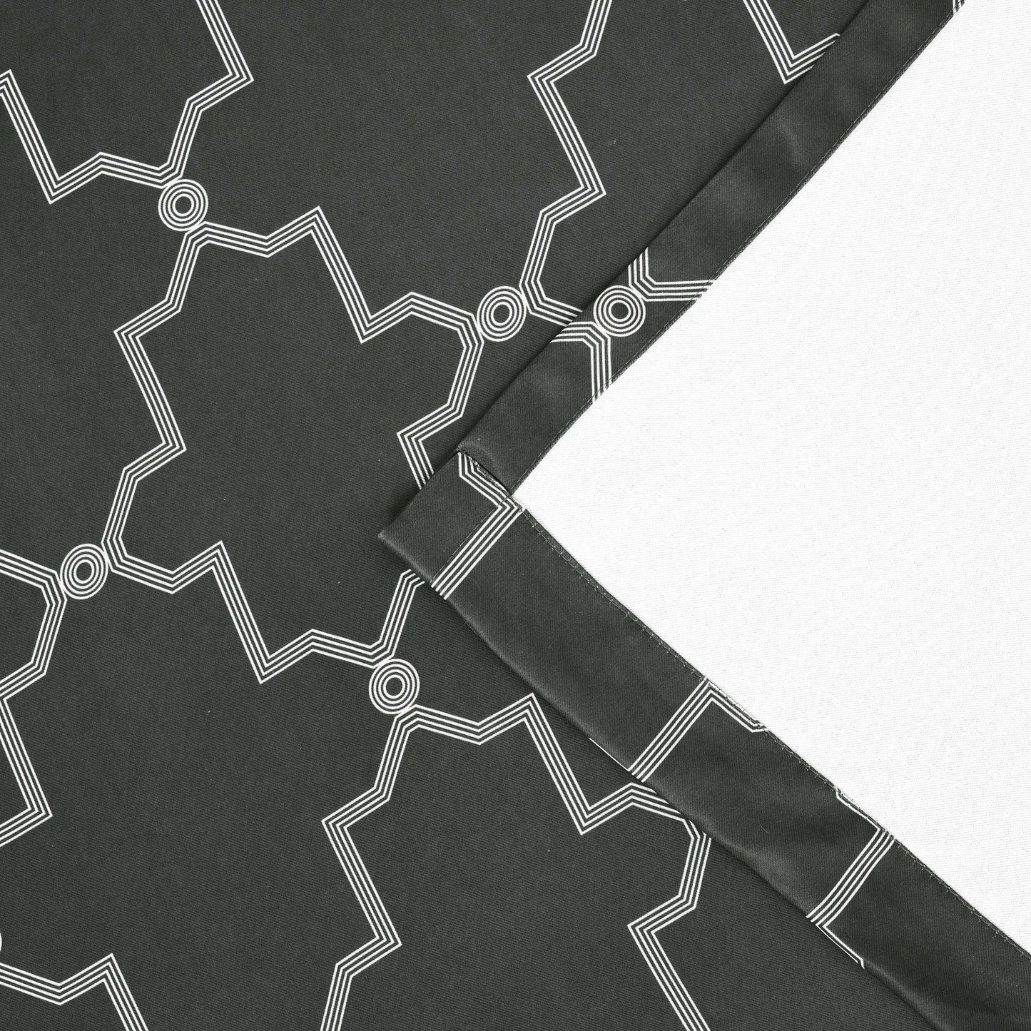 Imperial Trellis Washable Room Darkening Blackout Curtains. Set of 2