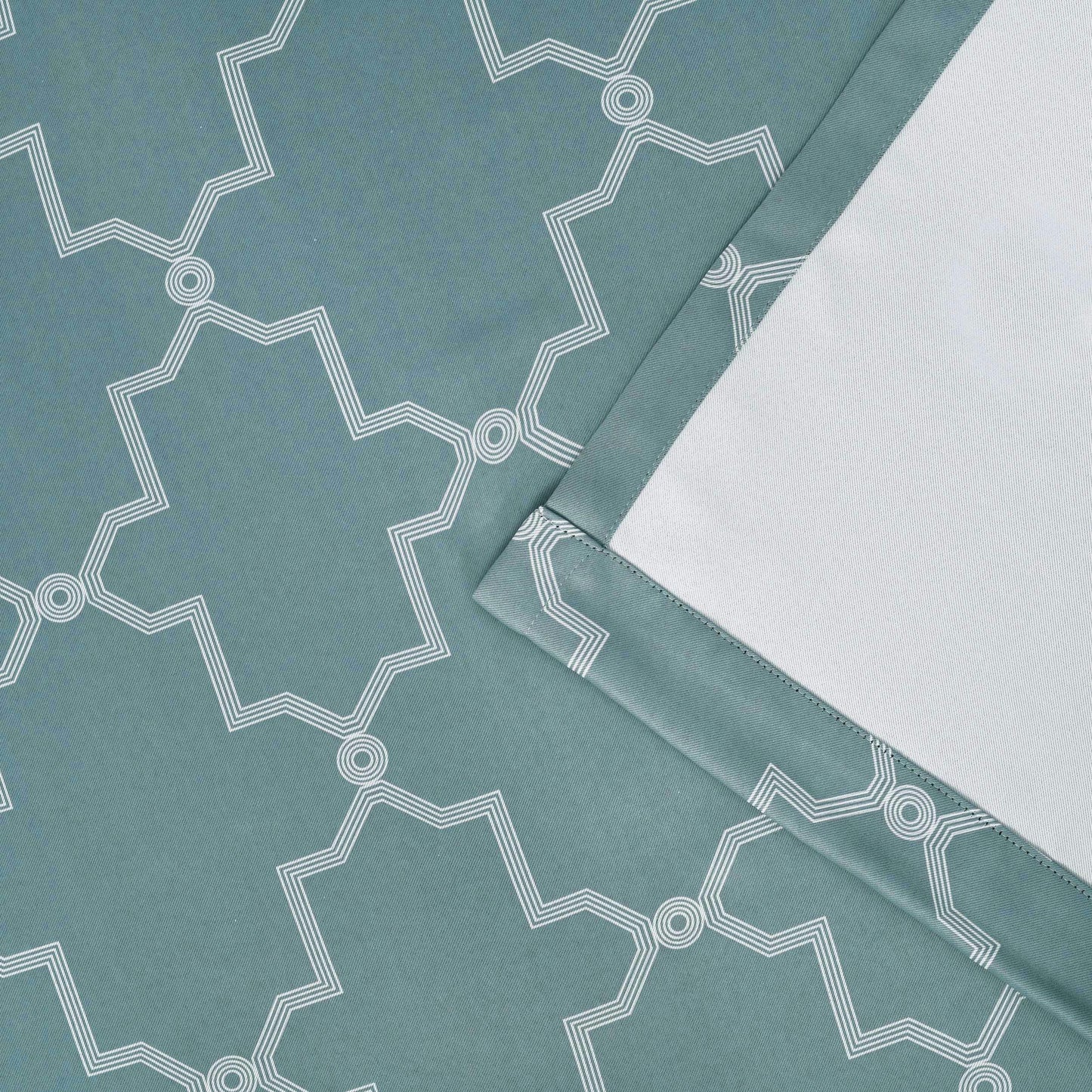 Imperial Trellis Washable Room Darkening Blackout Curtains. Set of 2