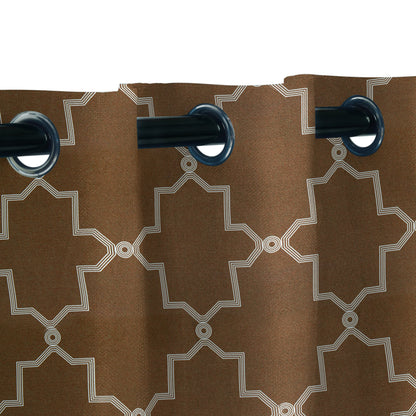 Imperial Trellis Washable Room Darkening Blackout Curtains. Set of 2