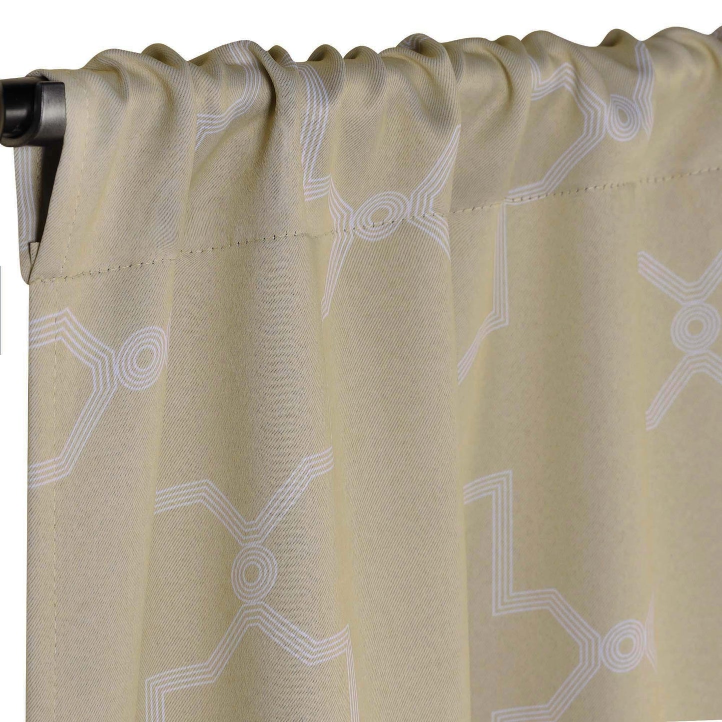 Imperial Trellis Washable Room Darkening Blackout Curtains. Set of 2